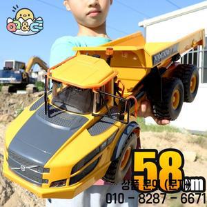 더블 E E591 A40G 대형 RC 트럭 1:20 덤퍼 합금 자동차 원격 제어 트랙터 굴절식 엔지니어링