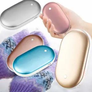 보조배터리 휴대폰충전 컴 포트 USB 충전식 손난로 핫팩 휴대용