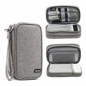 보조배터리 휴대폰충전 PORKET 2WAY 디지털 파우치 그레이