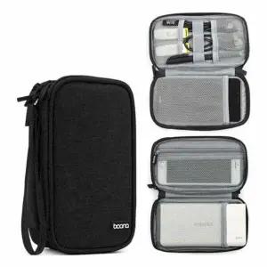 보조배터리 휴대폰충전 PORKET 2WAY 디지털 파우치 블랙