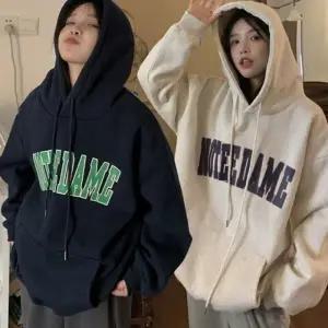 빅레터링 여성 후드티 오버핏 후드 기모 긴팔 티셔츠