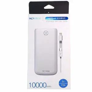 보조배터리 휴대폰충전 엑티몬 10000MAH