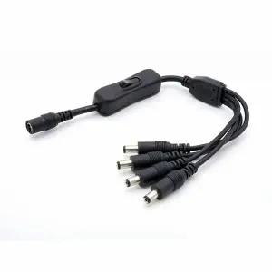 보조배터리 휴대폰충전 DC 전원 분배기 4분배 5 35cm 멀티탭 충전 공유기