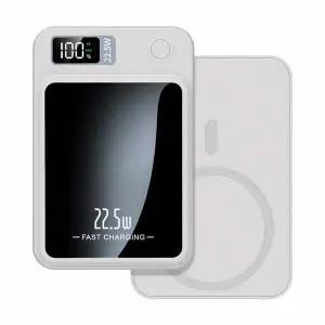 보조배터리 휴대폰충전 맥세이프 무선 충전 10000mAh 화이트