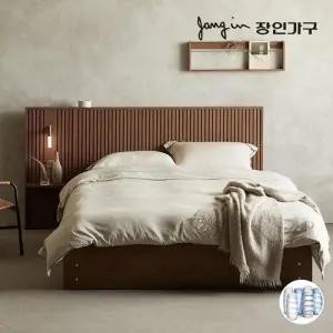 [하이마트] 장인가구 로시 스탠다드 템바보드 호텔식침대＋7존독립매트 Q