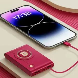 보조배터리 휴대폰충전 가벼운 귀여운 캐릭터 곰돌이 동시 충전기