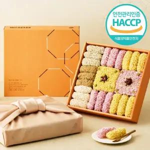 [웰굿]HACCP 강릉 명품 수제전통한과 2단 선물세트 1F(600g)