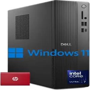 Dell 2025 ECS1250 비즈니스 데스크톱 - 인텔 울트라 7-265K(20코어 20스레드) 콰이어트 디자인 64GB DDR5