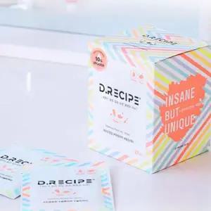 [디레시피] 세안이 필요없는 저자극 클렌징티슈 개별포장 22매입 1개