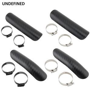 바이크 오토바이 배기 머플러 탄소 섬유 보호대 이스케이프 열 차폐 커버 가드 화상 방지 가와사키 Z900 피