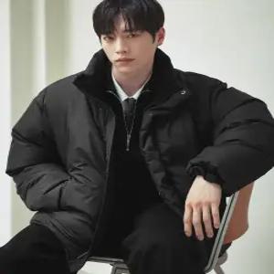 드로우핏클라우드 에어 다운 점퍼 BLACK