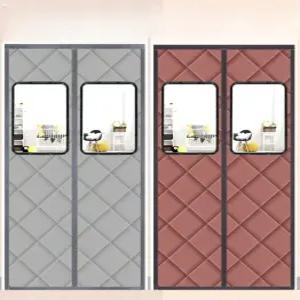 현관 보온 겨울 누빔커튼 바람막이 중문 방풍 암막