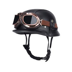 반모 헬멧 대형 대두 고글 아메리카 스타일 오토바이헬멧 3C 하이바