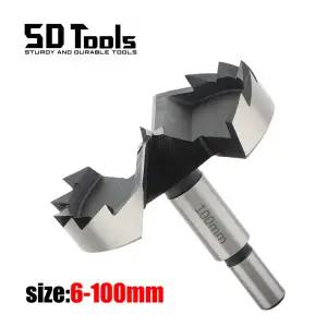 포스너 드릴 비트 6mm-100mm 목공용 힌지 보링 드릴 비트 셀프 센터링 홀쏘 목재플라스틱합판 드릴링 도구