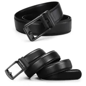 천연소가죽 캐주얼 블랙버클 정장벨트 28-48inch 캐주얼 남성벨트 남자벨트