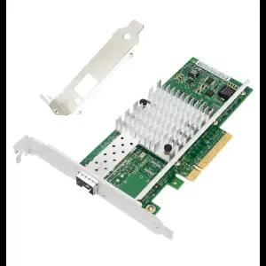 10Gb 이더넷 네트워크 어댑터 Intel 82599EN 칩 X520-DA1 1xSPF 포트 PCI-E x8x16 NIC 카드 Windows Server