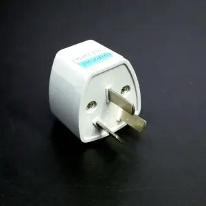 호주(오스트레일리아) 뉴질랜드 해외여행용 V자 접지 전원 플러그-전기코드 연결 어댑터 돼지코