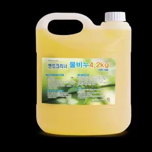 물비누 HR-100 4.2kg 1박스 4개입/거품/핸드워시/세정제/업소용세정/비누/물비누/핸드케어/손세정/향기