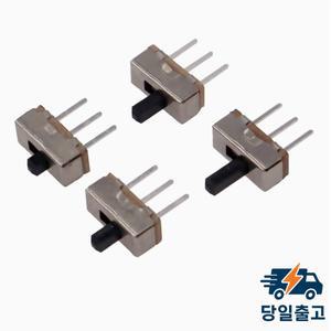 20Pcs SS12D00 인터럽터 온-오프 미니 슬라이드 스위치 3pin 1P2T 2 고품질 토글 핸들 길이: 2MM/3MM/4MM/5