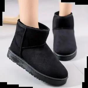 앵글부추 발목 숏 털부츠 스웨이드 겨울 방한화 캐주얼 패션