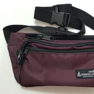 안전 전대 보조가방 힙쌕 허리 복대 여행 슬링백 와인