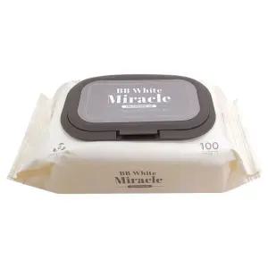 비비 화이트 미라클 물티슈(100매입) 낱개 1개 대용량 캡형