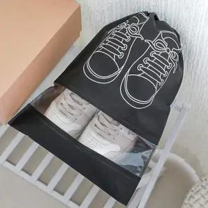 [셀러에이드]스트랩 신발 주머니 파우치 여행 가정 수납 36x45cm