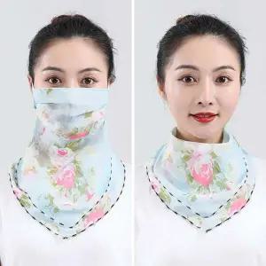 마스크 겸용 스카프 민트 천마스크 여름마스크 컬러마