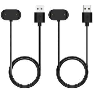 Amazfit GTR 4/GTR 3/GTS 4/GTS 3/T-Rex 2 USB 스마트 워치 충전기 교체용 충전기 케이블 2팩