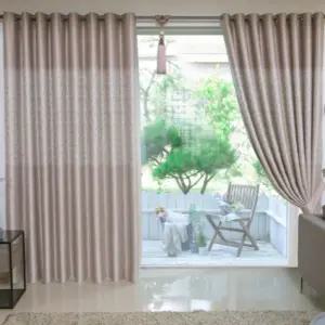 지나송 사계절 암막 커튼 뉴리엘 슈퍼특대형 베이지