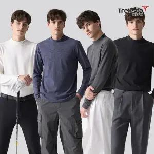 [트렉스타스포츠] 남성 카치온 기모티셔츠 4종