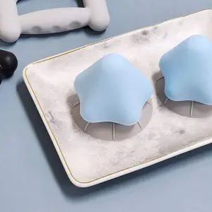 [콩심팥심]흡착 실리콘 마사지기 오각별