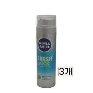 니베아 맨 프레시 킥 쉐이빙 폼 200ml 3개