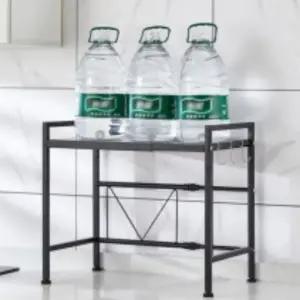 전자레인지 오븐용 주방 밥솥 선반 거치대 길이 조절 식기 거치 선반