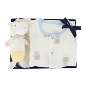 [갤러리아] (압소바,출산,백일,돌,유아내의세트)곰둘슬림내의+말애착이형(A11-103844)