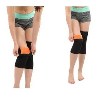 겨울 방한 스포츠 기모 보온 스판 무릎 보호대 (WFGMMQX)