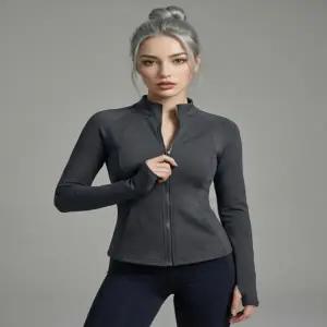 올리보라 슬림핏 기모 듀얼 집업 차콜 헬스장 스포츠 필라테스  복 헬스 기모 운동 플라잉요