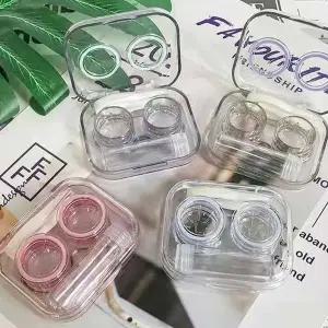 렌즈 케이스 세트 소프트 렌즈 케이스 흡착봉 뽁뽁이 (WFGQ4FQ)