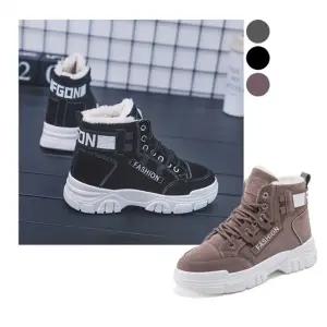 운동화 기모 안감 퍼 하이탑 부츠 겨울 스니커즈