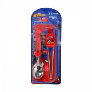 스파이더맨 캐릭터 젓가락 숟가락 휴대용 케이스 식기 보관