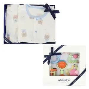 [갤러리아] (26신상,말띠출산,백일,돌)곰돌코튼모달슬림내의+딸랑이5종세트(A1A-1038P)