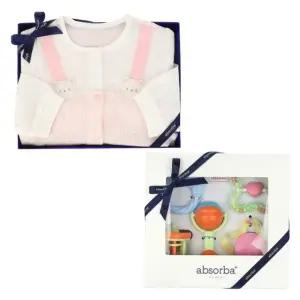 [갤러리아] (26신상,말띠출산,백일)블블모달우주복+딸랑이5종세트(A11-12623)