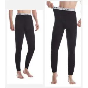 남성 기모 레깅스 블랙 1P 슬림핏 겨울 보온 타이즈