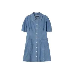 [LAP] 퍼프 소매 슬림 해지 데님원피스 AR2DO562 898401