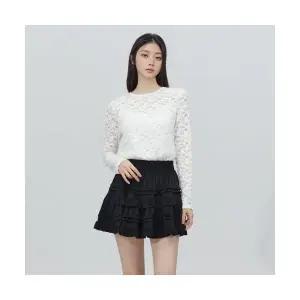 [LAP] 레이스 라운드 블라우스 AR4WBA68 896904