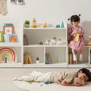 [비앙스] 하이드웰 오픈책장 800 유아책장 교구장