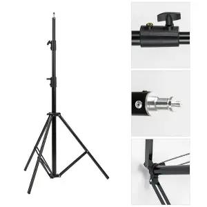 [셀러에이드]알루미늄 중형 3단 조명스탠드 인터넷방송