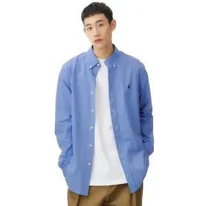 [폴로 랄프 로렌]POLO RALPH LAUREN 롱슬리브 포플린 셔츠 - 블루 MNPOWOV16822116-400 896689