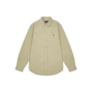 [폴로 랄프 로렌]POLO RALPH LAUREN 커스텀 핏 가먼트 다이 옥스포드 셔츠-베이지카키 MNPOWOV16824066-...