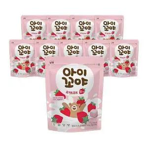 [남양][G] 남양 아이꼬야 요거트큐브 딸기 17g 8개